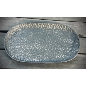 SORT METAL FAD DEKO OVAL