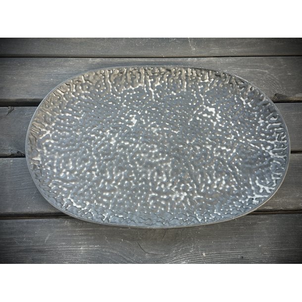 SORT METAL FAD DEKO OVAL