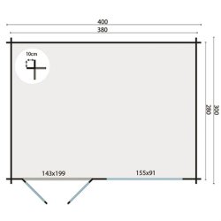 BJLKEHYTTE - Torun 28MM 10,6M2