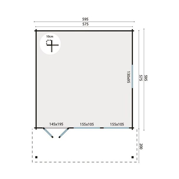BJLKEHYTTE - Roar 70MM 33+11,5M2