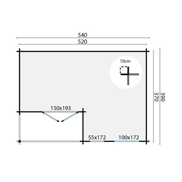 BJLKEHYTTE - Mimer 15,7M2