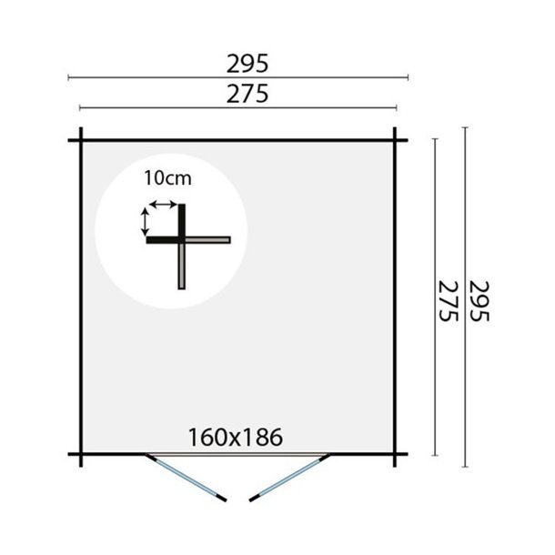 BJLKEHYTTE - Heimdal 28MM 7,5M2