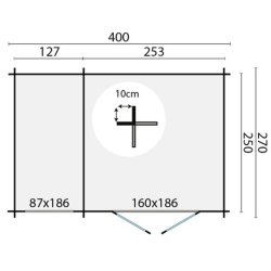 BJLKEHYTTE - Gefion 28MM 9,5M2