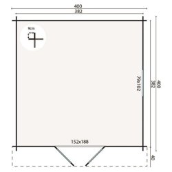 BJLKEHYTTE - Thora 40MM 14,4M2