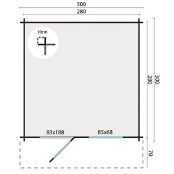 BJLKEHYTTE - Una 28MM 7,8M2