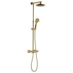 ADORA Infigo L termostatbrusest, brus 200/100 mm, Gold brushed