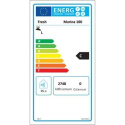FRESH Marina 100 L vandvarmer 1500W " rr, stilbar termostat