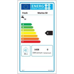 FRESH Marina 50 l vandvarmer 1200W rr, stilbar termostat