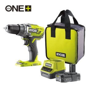 RYOBI 18V Bore-/skruemaskine (1 x 2,0Ah) R18DD3-120S