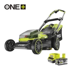 RYOBI 18V Plneklipper med 40 cm klippebredde (1 x 5.0Ah) RY18LMX40A-150