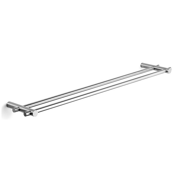 Hndkldestang dobbelt 12,2x65cm brstet stl