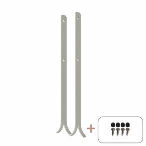 PLUS Universale stolpefdder  t/nedstbning 2stk. 4x0,5x60CM