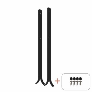 Universale stolpefdder til nedstbning 4×60 cm - m/skruer