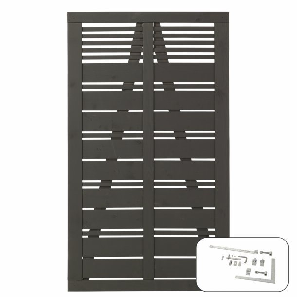 Silence Enkeltlge inkl. beslag - 100&times;170 cm