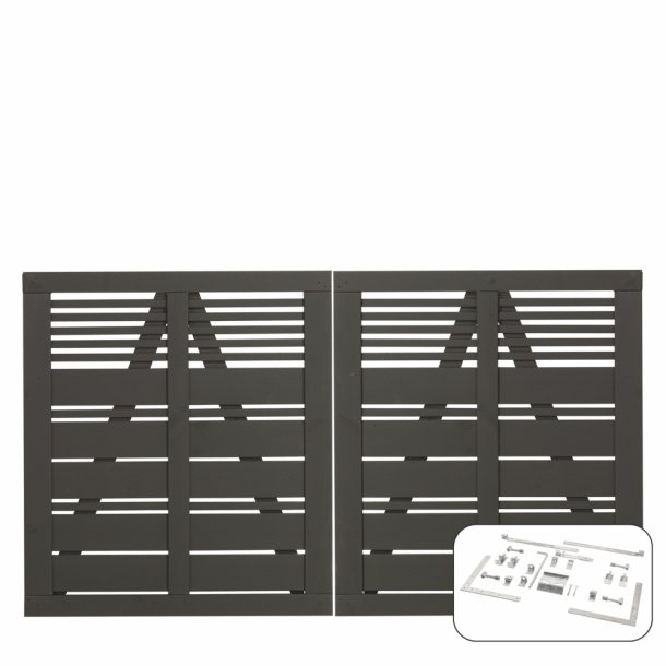 Silence Dobbeltlge inkl. beslag - 200&times;110 cm