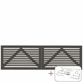 Tokyo Dobbeltlge inkl. beslag - 300×90 cm