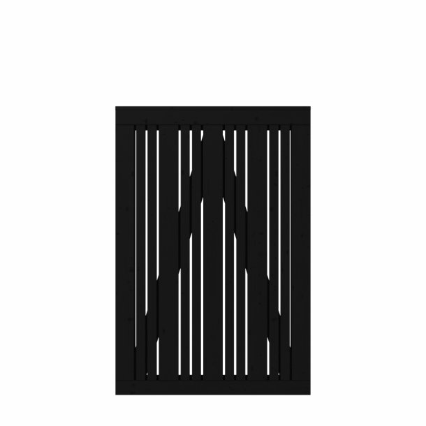 PLUS Tangent Enkeltlge Sort RAL 9005     4,2x95x140CM