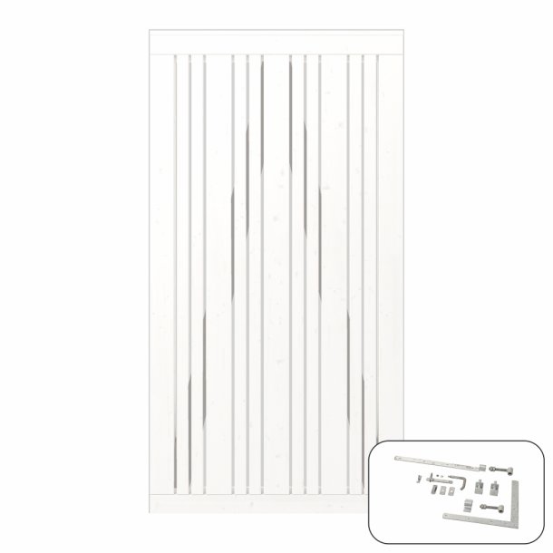 Tangent Enkeltlge inkl. beslag - 95&times;180 cm