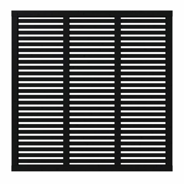 PLUS Harmoni Hegn Sort RAL 9005    3,4x180x180CM