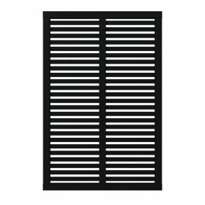 PLUS Harmoni Hegn Sort RAL 9005    3,4x120x180CM