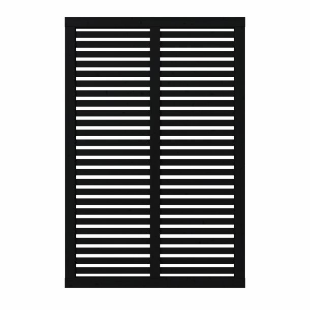 PLUS Harmoni Hegn Sort RAL 9005    3,4x120x180CM
