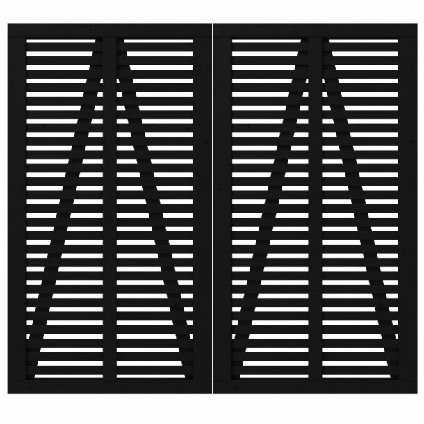 PLUS Harmoni Dobbeltlge Sort RAL 9005    3,4x200x180CM