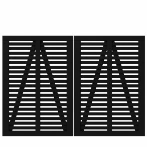 PLUS Harmoni Dobbeltlge Sort RAL 9005    3,4x200x140CM