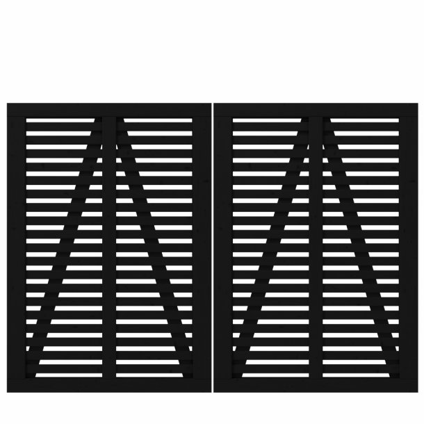 PLUS Harmoni Dobbeltlge Sort RAL 9005    3,4x200x140CM