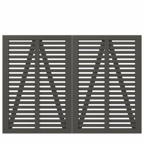 PLUS Harmoni Dobbeltlge  Umbragr RAL7022 3,4x200x140CM