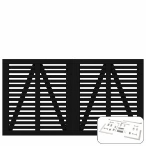 Harmoni Dobbeltlge inkl. beslag - 200×107 cm