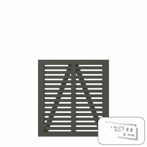 PLUS Harmoni Enkeltlge m/ beslag Umbragr  3,4x100x107CM