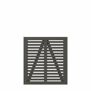 PLUS Harmoni Enkeltlge Umbragr RAL7022 3,4x100x107CM