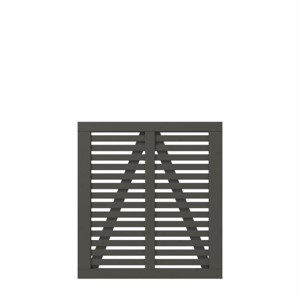 PLUS Harmoni Enkeltlge Umbragr RAL7022 3,4x100x107CM