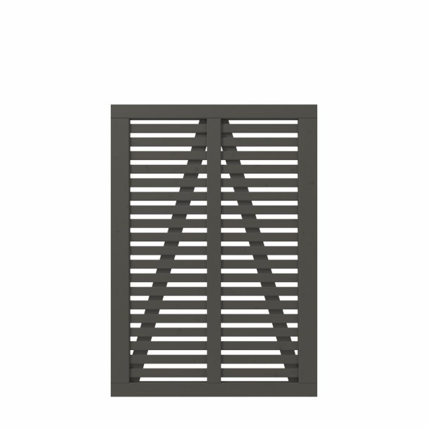 PLUS Harmoni Enkeltlge Umbragr RAL7022 3,4x100x140CM