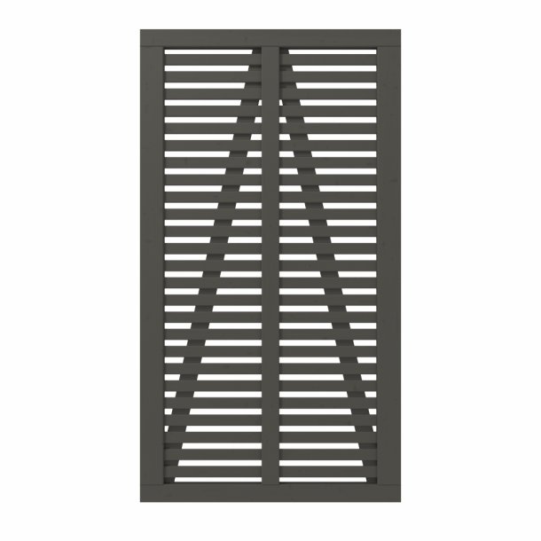 PLUS Harmoni Enkeltlge  Umbragr RAL7022 3,4x100x180CM
