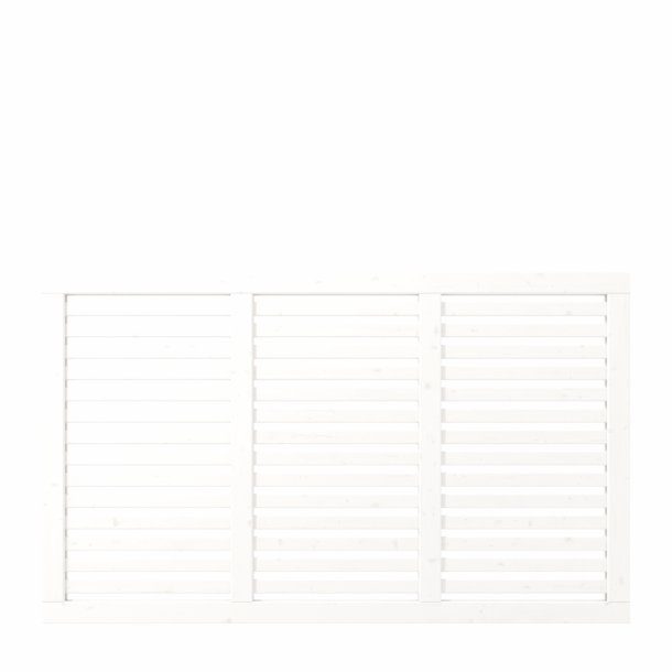 PLUS Harmoni Hegn Hvid RAL 9010    3,4x180x107CM