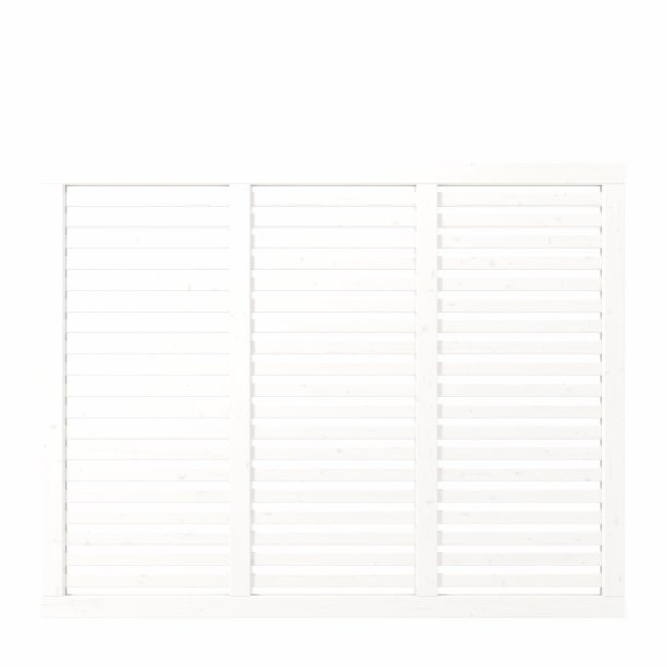 PLUS Harmoni Hegn Hvid RAL 9010    3,4x180x140CM