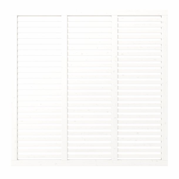 PLUS Harmoni Hegn Hvid RAL 9010    3,4x180x180CM