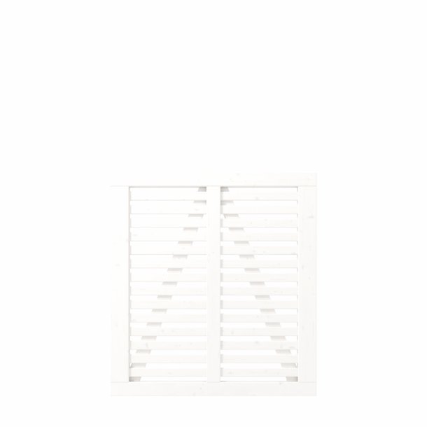 PLUS Harmoni Enkeltlge Hvid RAL 9010    3,4x100x107CM