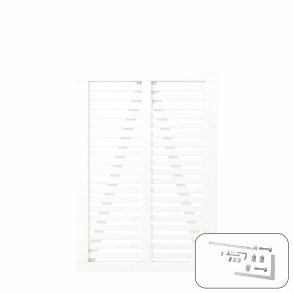 PLUS Harmoni Enkeltlge m/beslag Hvid    3,4x100x140CM