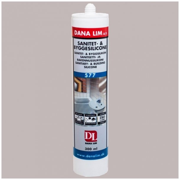 DANA Sanitet- &amp; Byggesilicone 447 Hvid