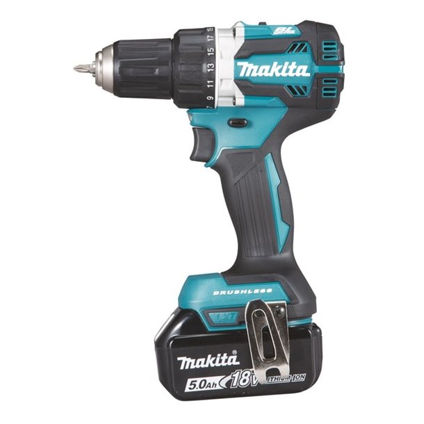 MAKITA BORE-/SKRUEMASKINE 18V DDF484RT3J M/3XAKKU &amp; LADER