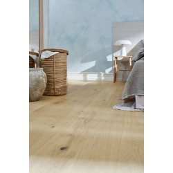 Timberman Slotsplank Eg Accent brstet Hvid