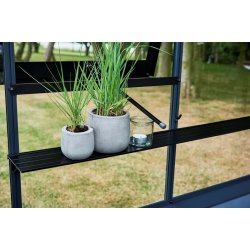 Alu Hylde 150 x 15 - sort