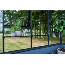 Alu Hylde 150 x 15 - sort