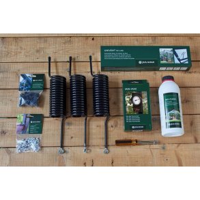 Startmix: Univent, Min-max, Plantejer, Plantespiral, Drivhusrens, Bolte, Topngle