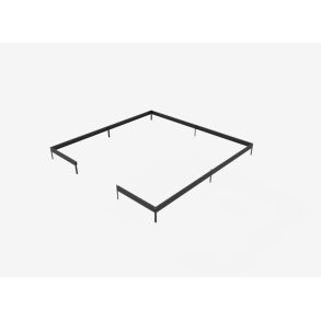 Fundament til Oase 13,5 m²