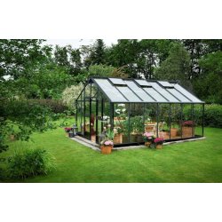 Gartner 18,8 m&sup2; antracit m/ 3 mm hrdet glas