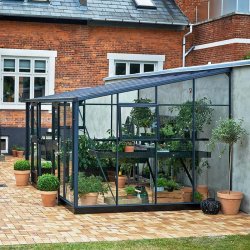 Juliana Veranda 12,9 m&sup2; antracit m/ 3 mm hrdet glas