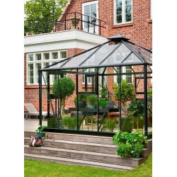 Oase 13,5  m&sup2; antracit m/ 3 mm hrdet glas